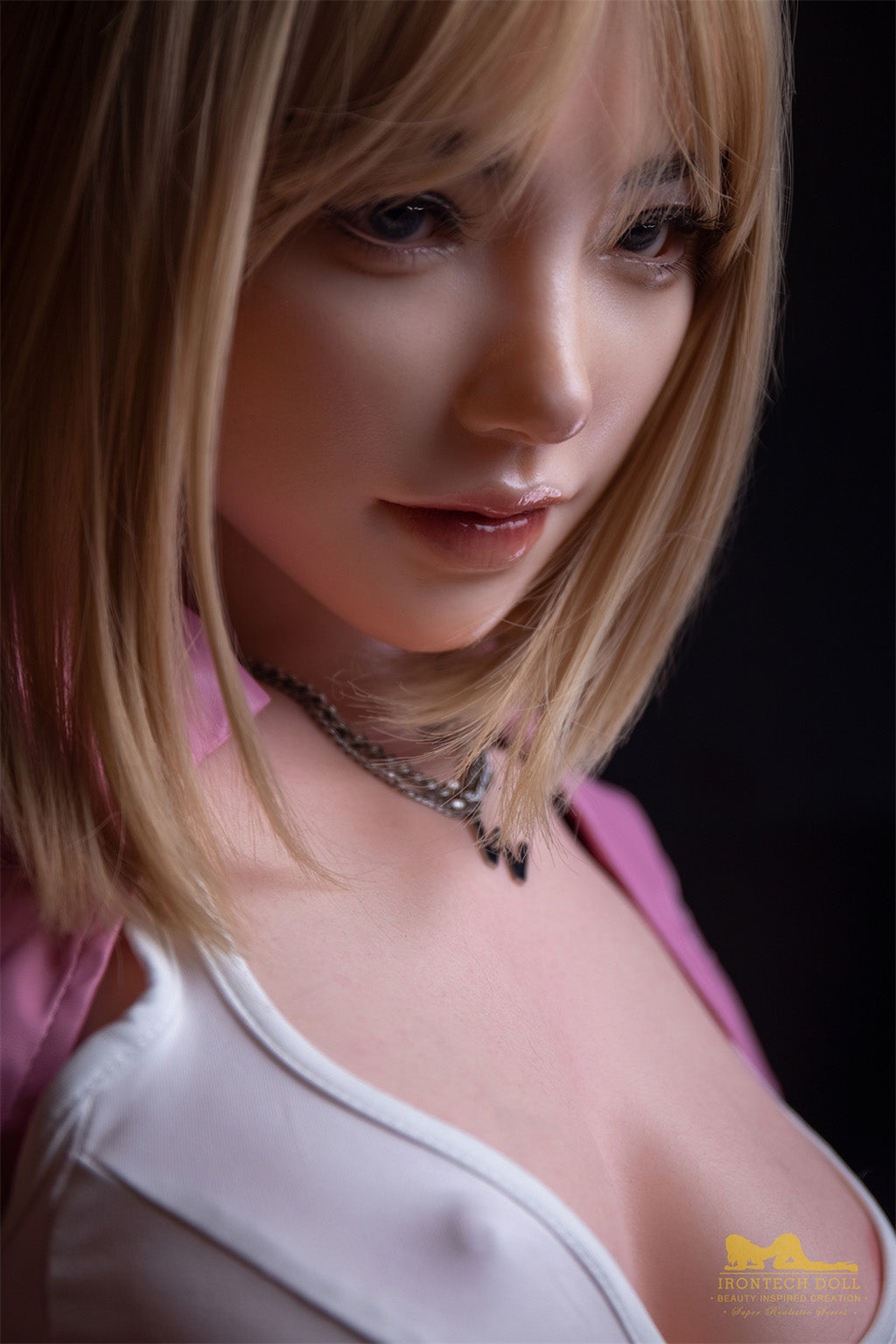 Teresa-169cm(5'54")C-cup Full Silicone Bob Jumpsuits Young Blonde Sex Doll - Irontech Doll