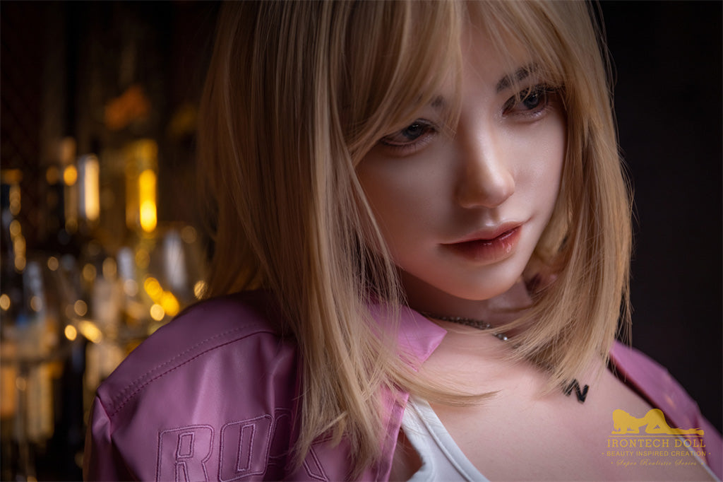 Teresa-169cm(5'54")C-cup Full Silicone Bob Jumpsuits Young Blonde Sex Doll - Irontech Doll