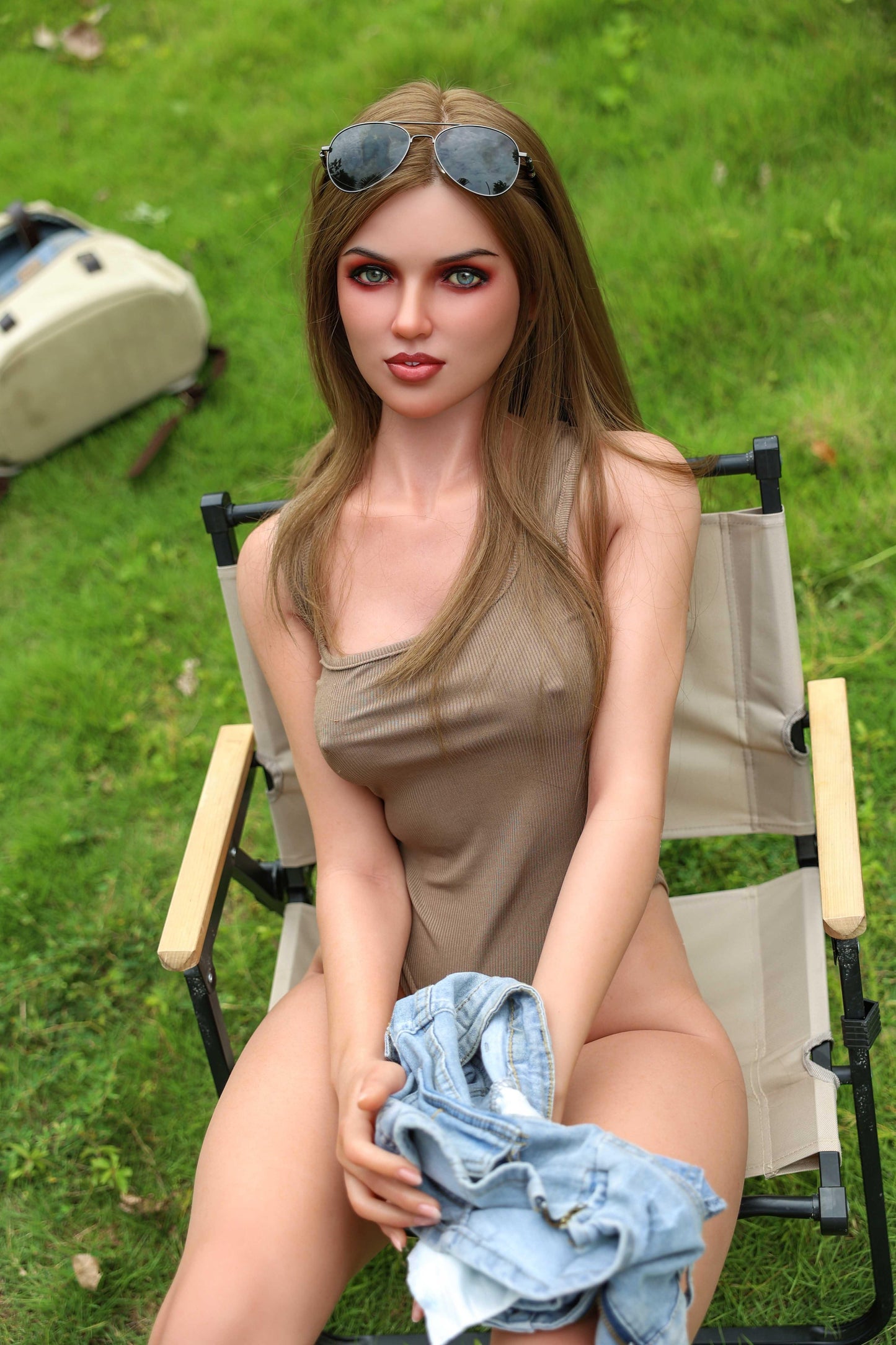 Pearl-Silicone Head Sex Doll-AiMi Doll