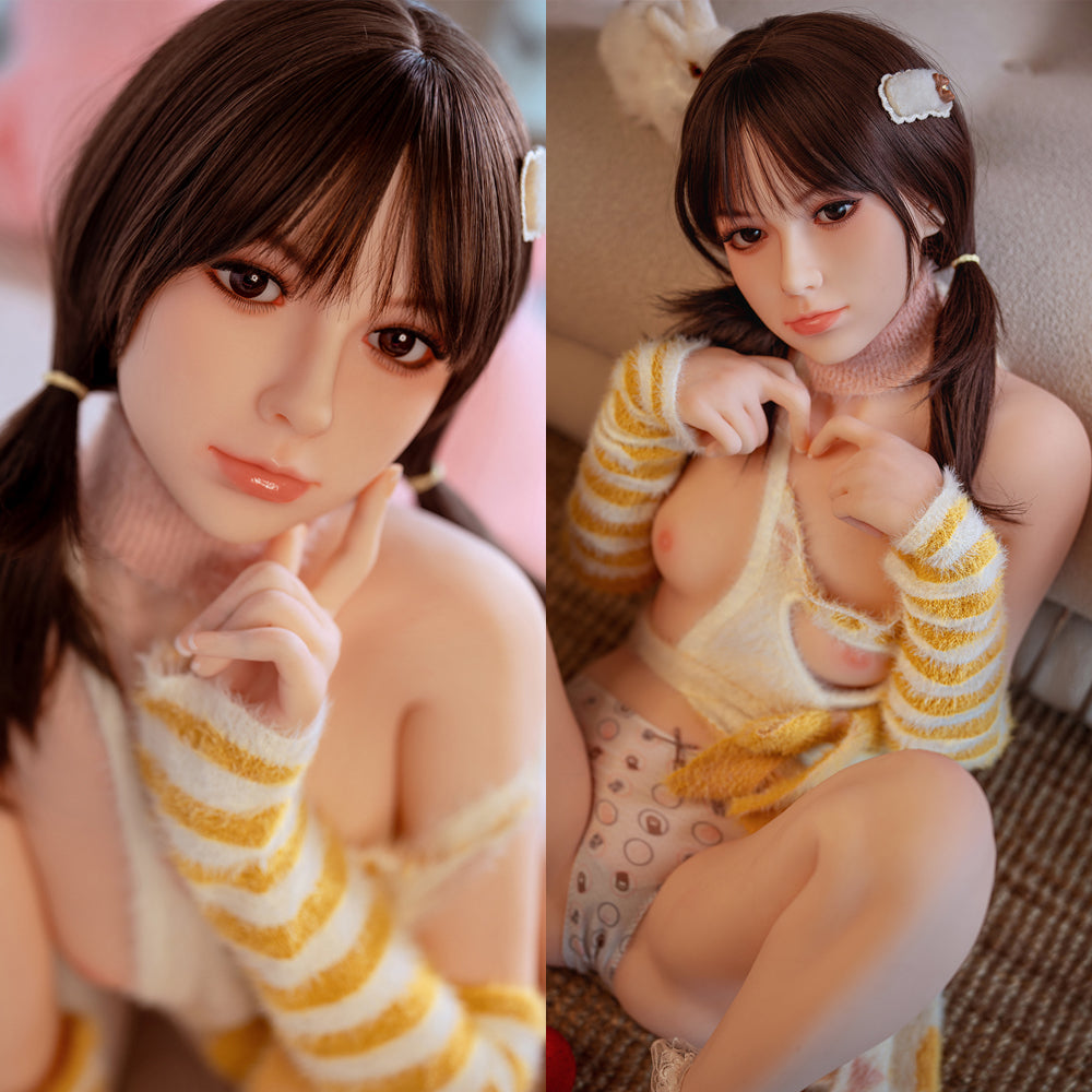 Sophia - 150cm/4'92" A cup Silicone Head+TPE Body - SY Doll Flat Chest