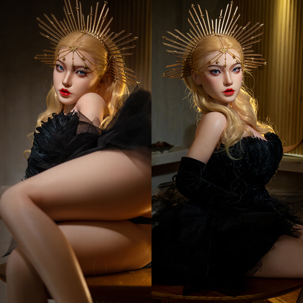 Nancy - 164cm/5'38" D cup Full Silicone Sex Doll(Movable Jaw) - SY Doll