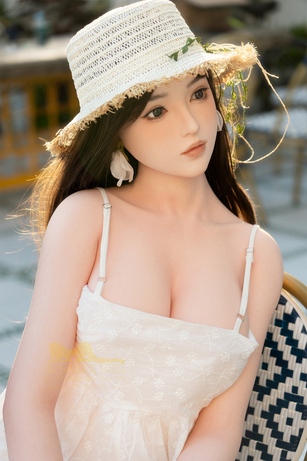 Zilia-166cm(5'45") D-cup Full Silicone Summer Innocent Fair Sex Doll - Irontech Doll