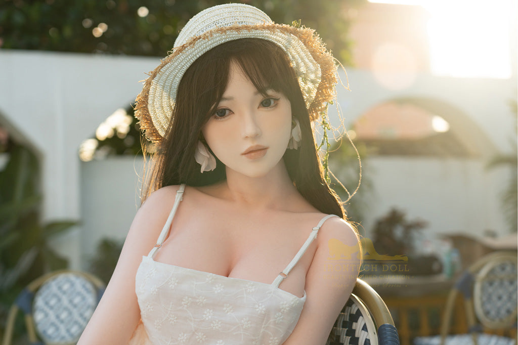 Zilia-166cm(5'45") D-cup Full Silicone Summer Innocent Fair Sex Doll - Irontech Doll