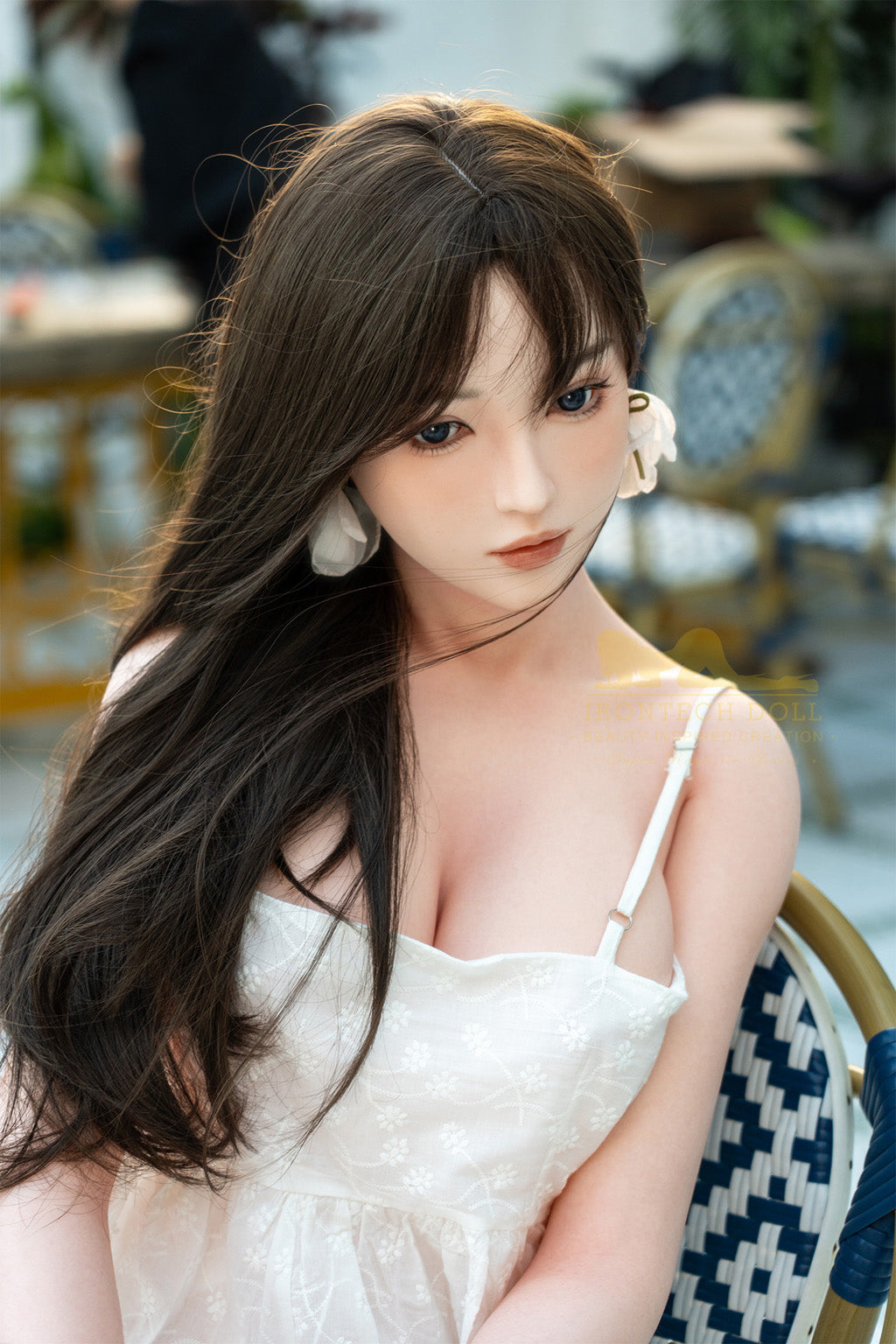 Zilia-166cm(5'45") D-cup Full Silicone Summer Innocent Fair Sex Doll - Irontech Doll