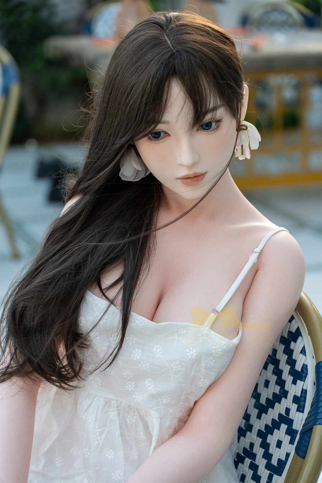 Zilia-166cm(5'45") D-cup Full Silicone Summer Innocent Fair Sex Doll - Irontech Doll