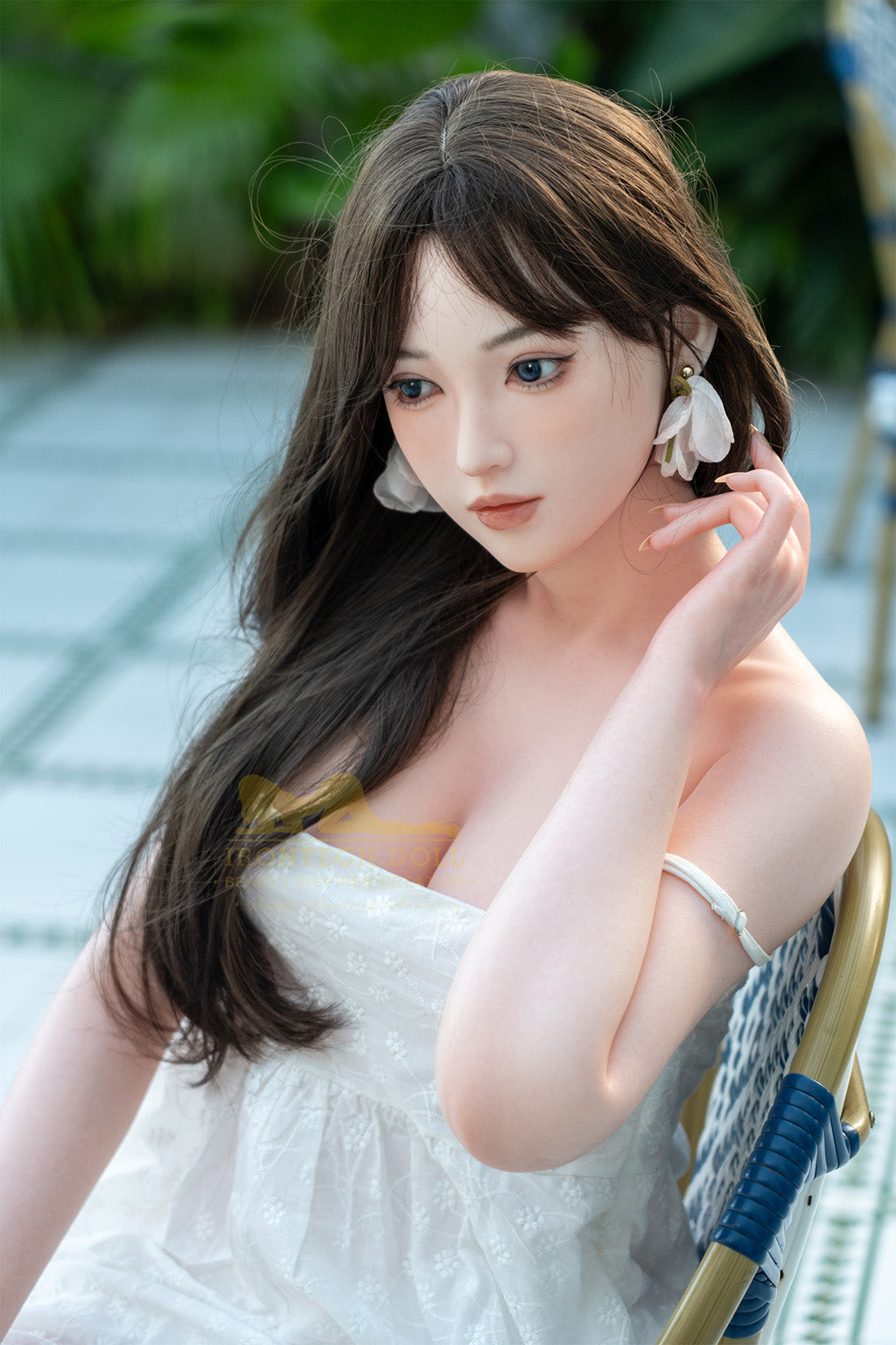 Zilia-166cm(5'45") D-cup Full Silicone Summer Innocent Fair Sex Doll - Irontech Doll