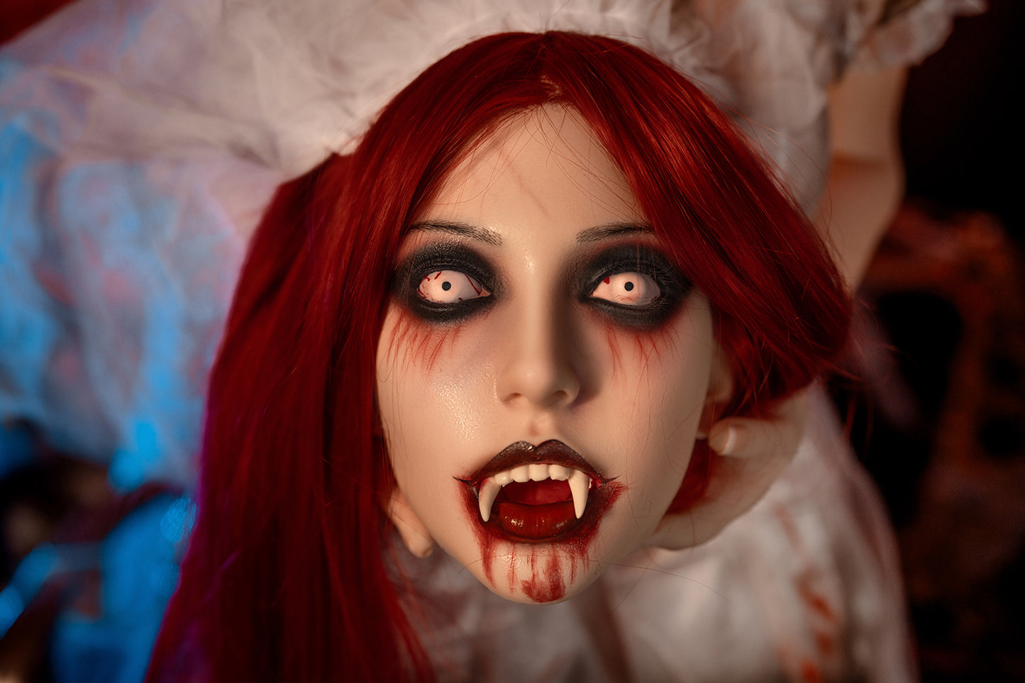 Amanda - 169cm/5'54" E cup Silicone Head+TPE Body Sex Doll(Movable Jaw) - SY Doll
