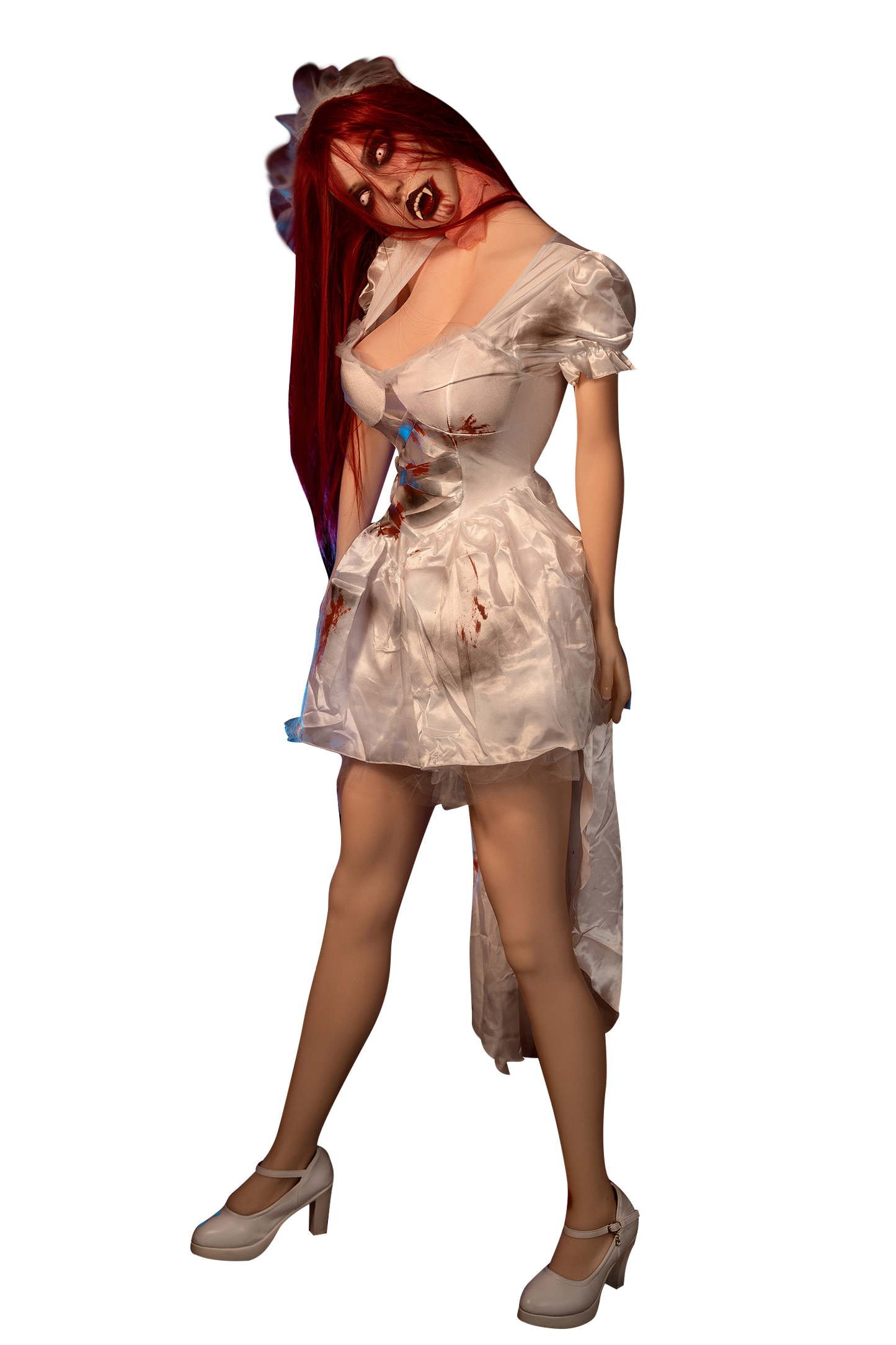 Amanda - 169cm/5'54" E cup Silicone Head+TPE Body Sex Doll(Movable Jaw) - SY Doll