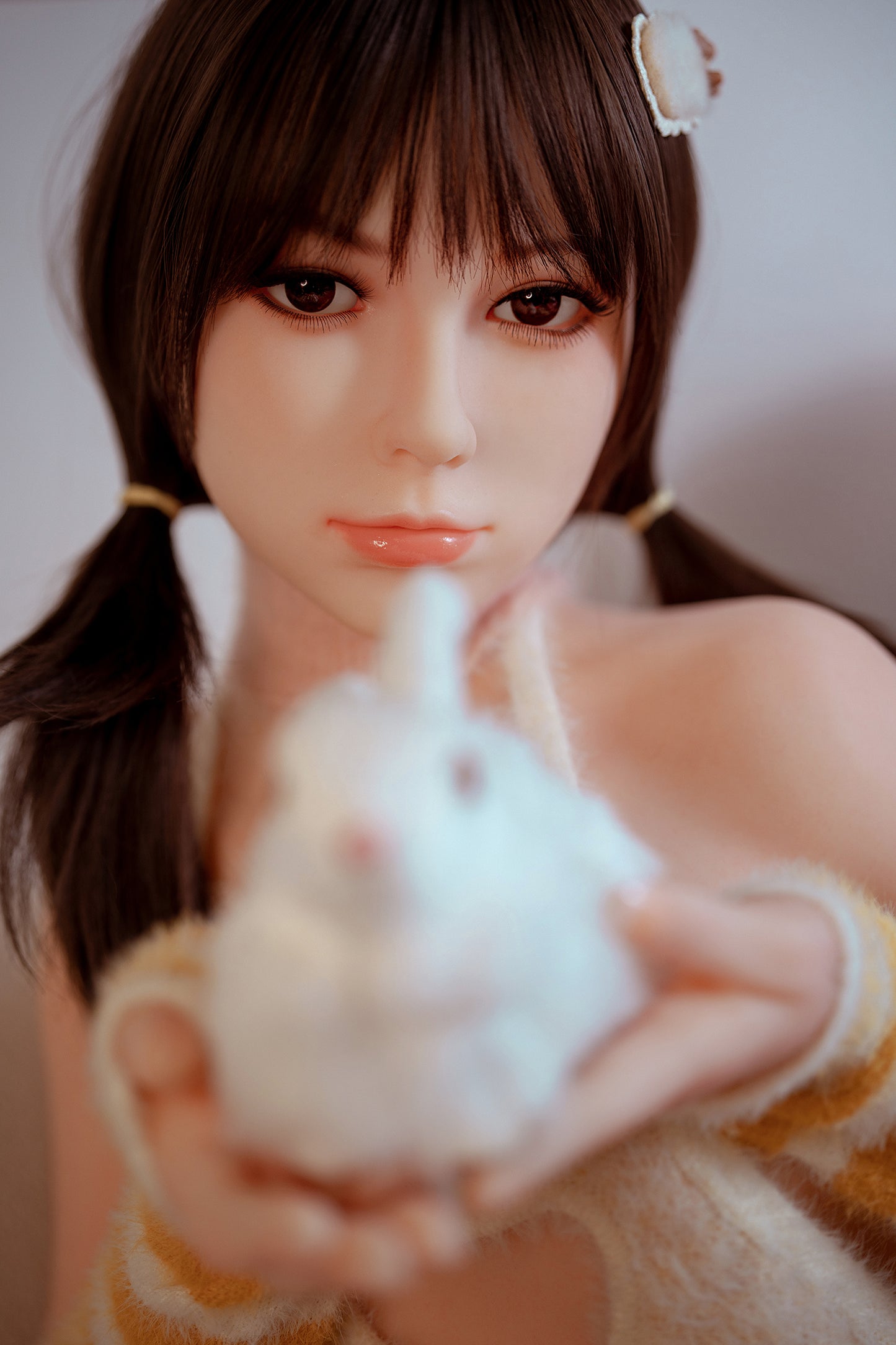 Sophia - 150cm/4'92" A cup Silicone Head+TPE Body - SY Doll Flat Chest