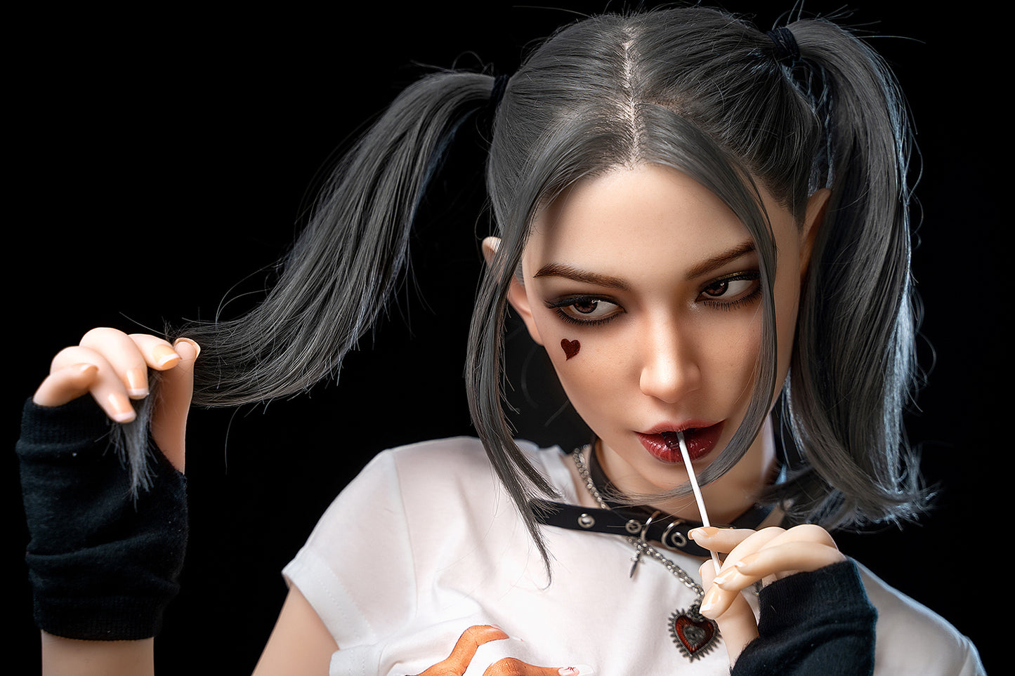 Eudora- 173cm/5'67" C cup Silicone Head+TPE Body Sex Doll (Movable Jaw) - SY Doll