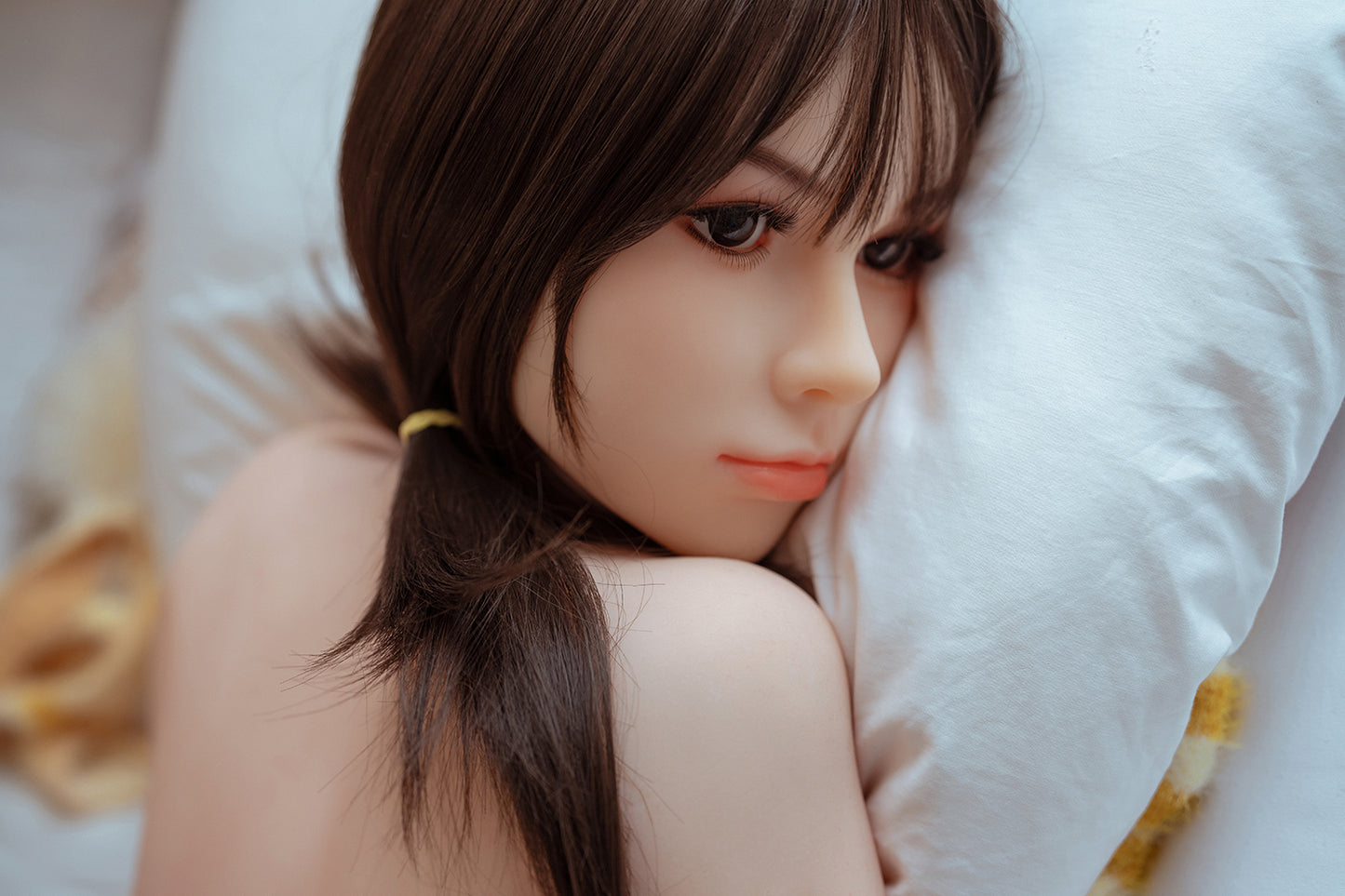 Sophia - 150cm/4'92" A cup Silicone Head+TPE Body - SY Doll Flat Chest