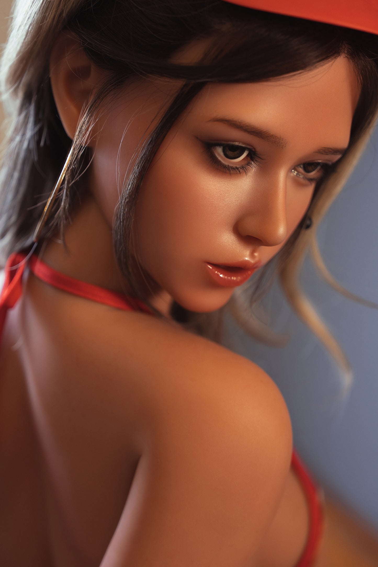 Enid - 148cm/4'85" C cup Silicone Head+TPE Body Sex Doll(Movable Jaw) - SY Doll