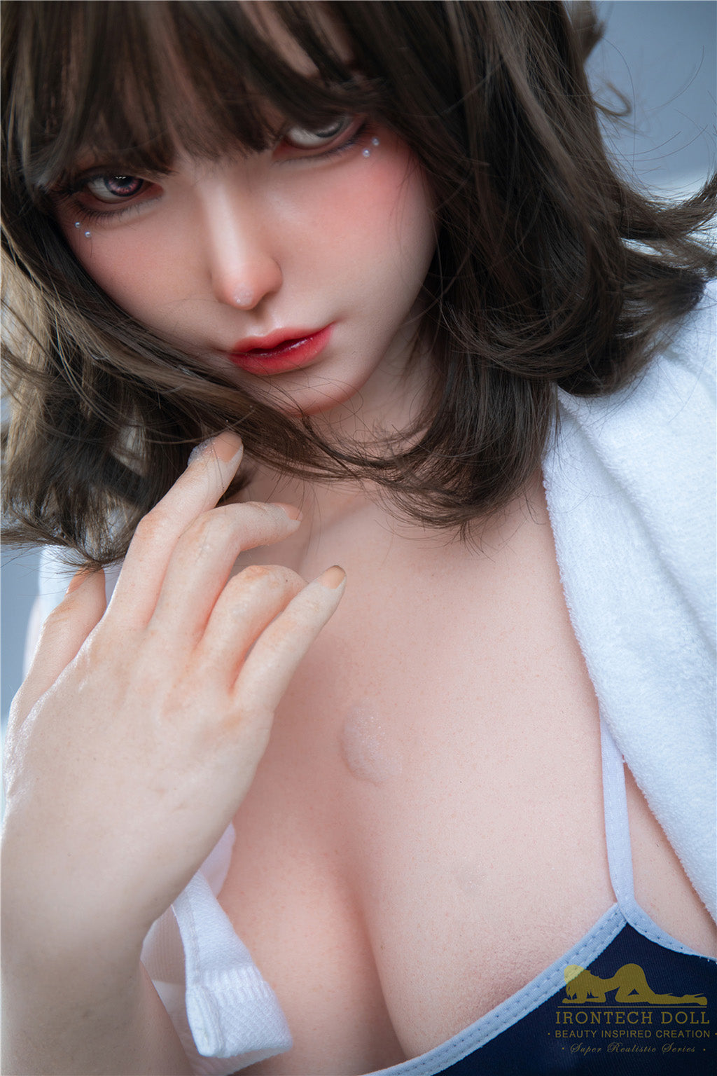 芙蓉(Furong) -168cm(5'51")C-cup Full Silicone Chinese Bob Wet Jumpsuits Girl Sex Doll - Irontech Doll