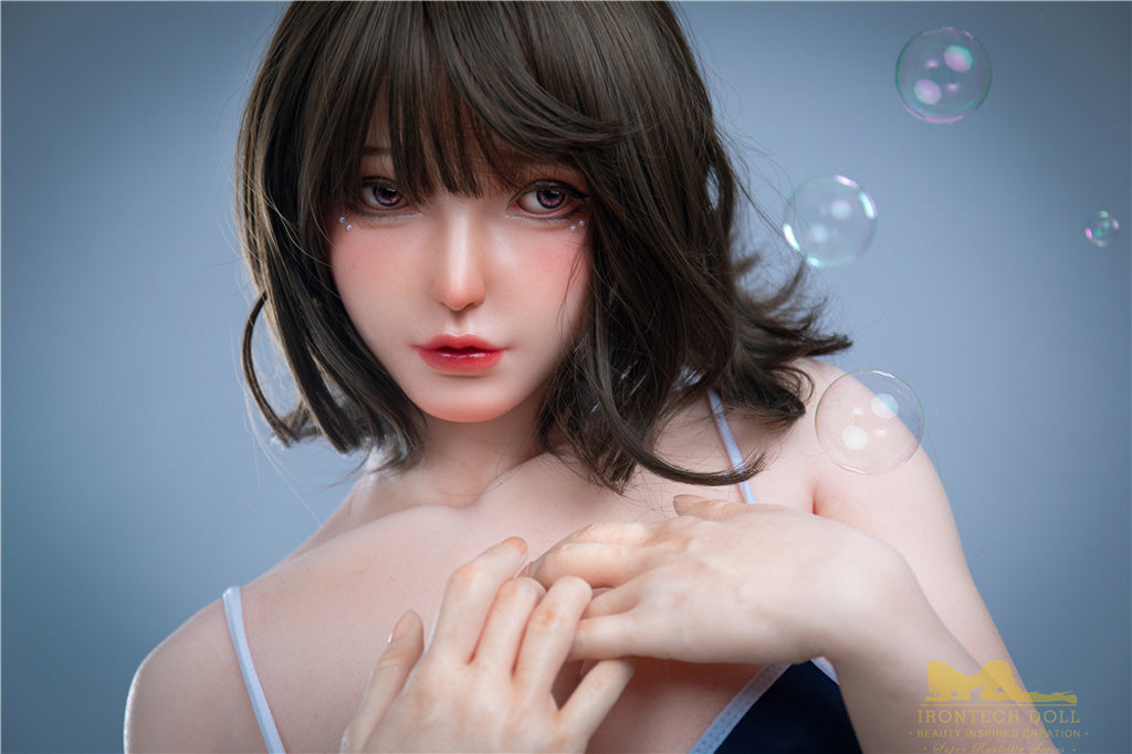 芙蓉(Furong) -168cm(5'51")C-cup Full Silicone Chinese Bob Wet Jumpsuits Girl Sex Doll - Irontech Doll