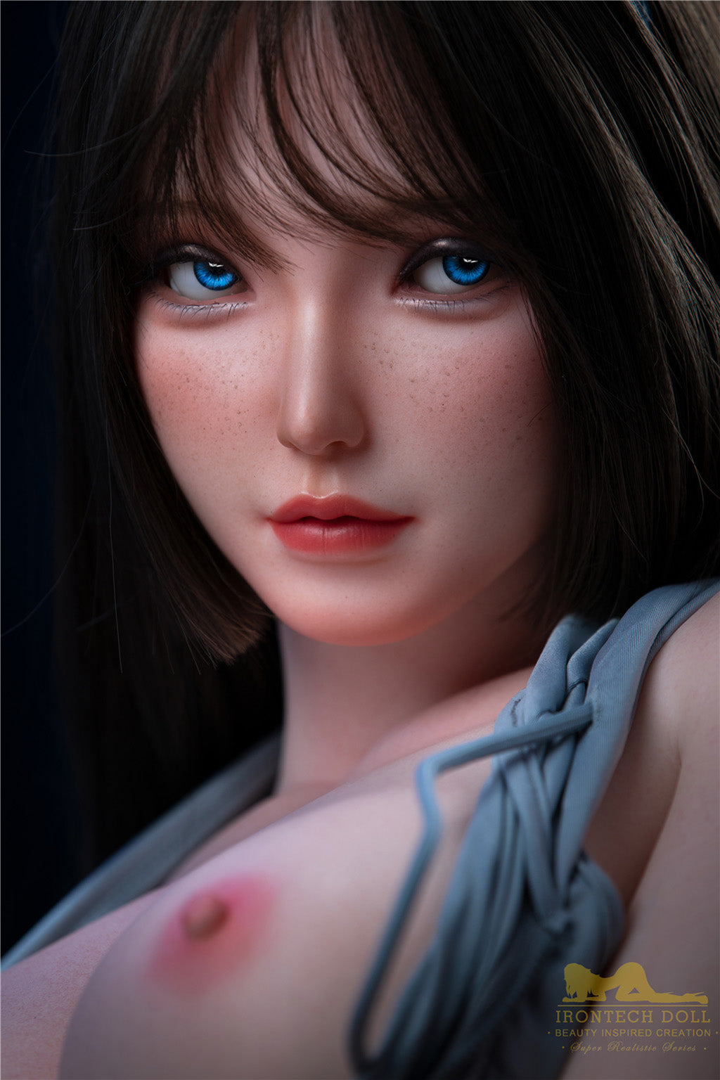 Yu-164cm(5'38")E-cup Full Silicone Japanese Cute Bob Girl Sex Doll - Irontech Doll