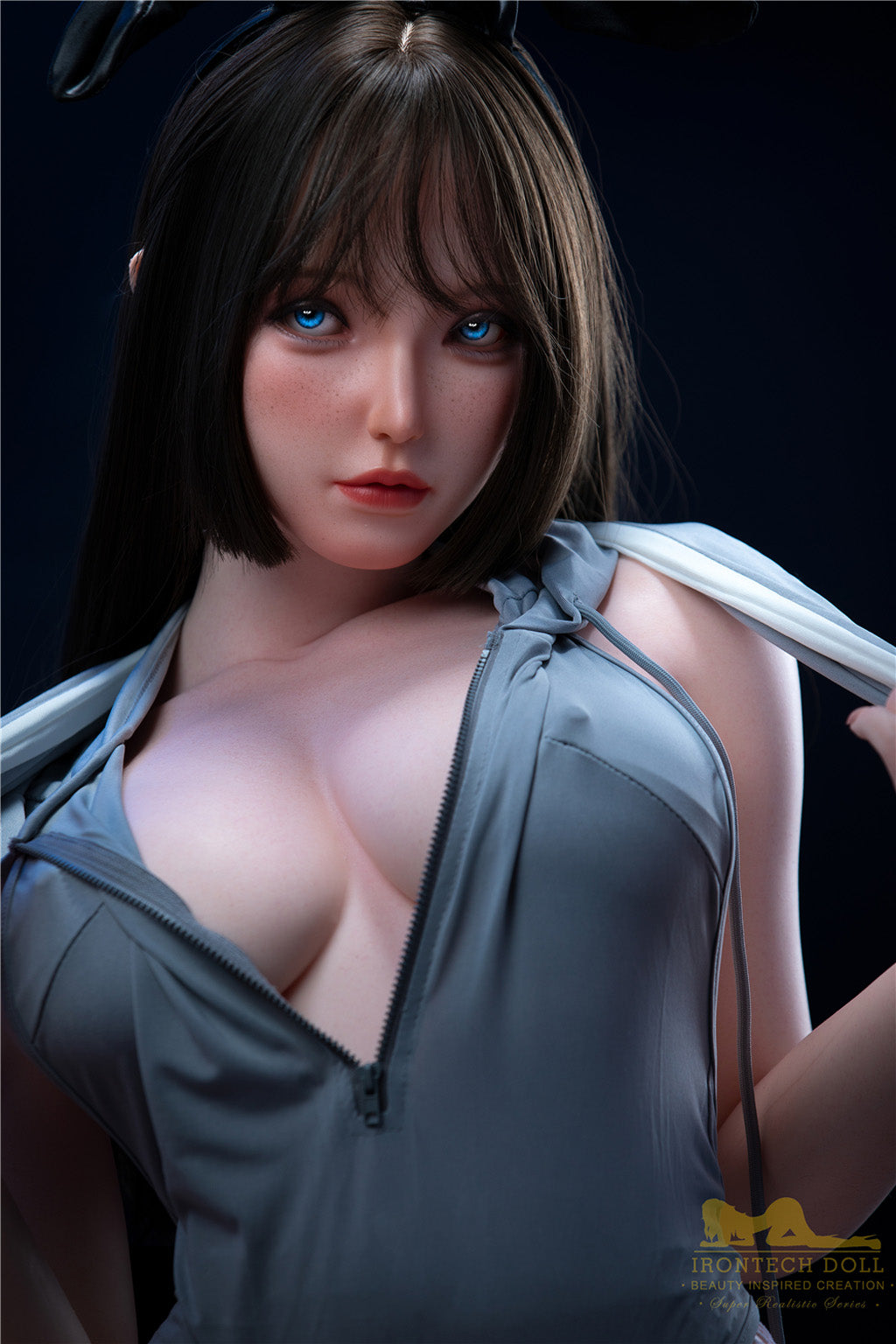 Yu-164cm(5'38")E-cup Full Silicone Japanese Cute Bob Girl Sex Doll - Irontech Doll