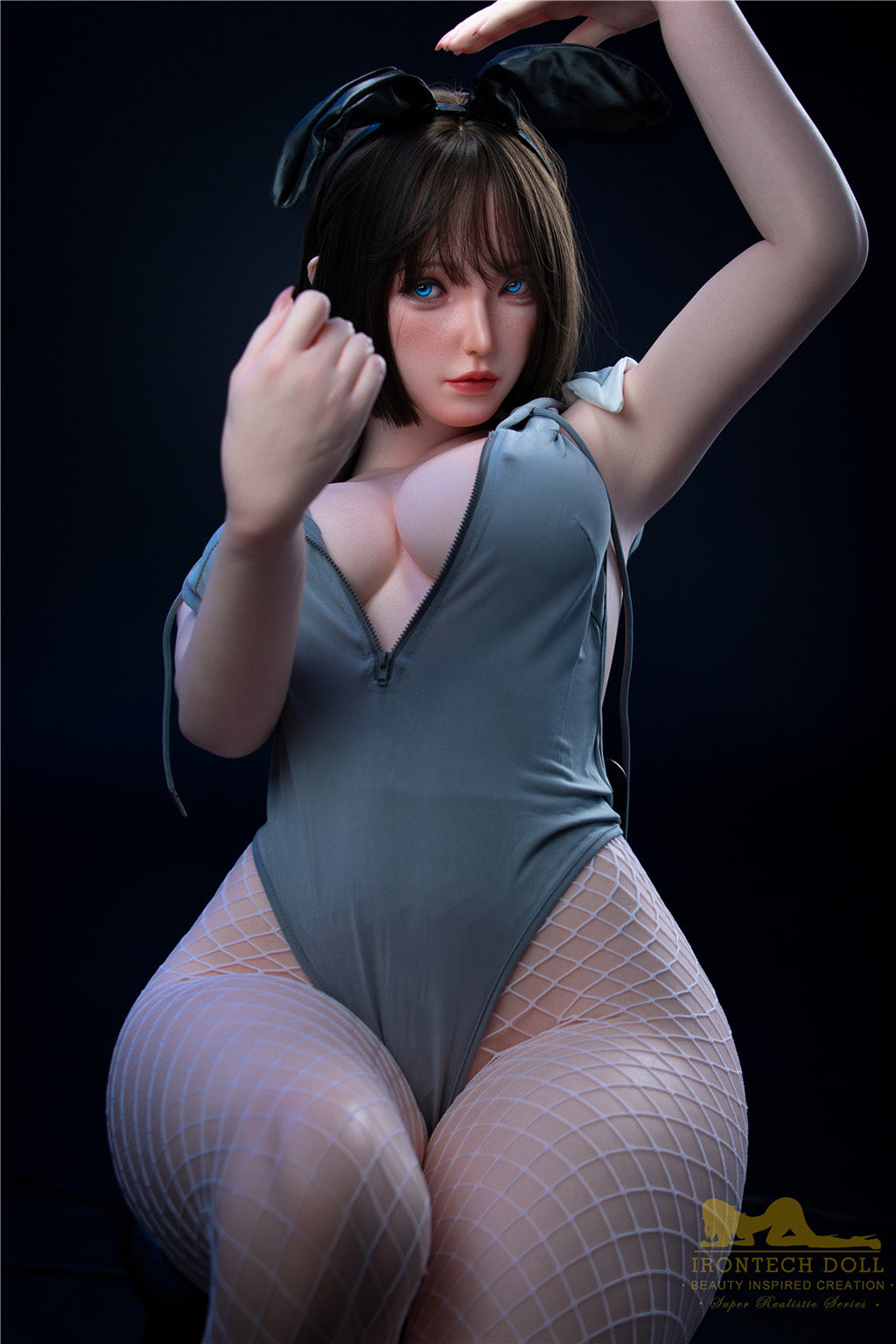 Yu-164cm(5'38")E-cup Full Silicone Japanese Cute Bob Girl Sex Doll - Irontech Doll