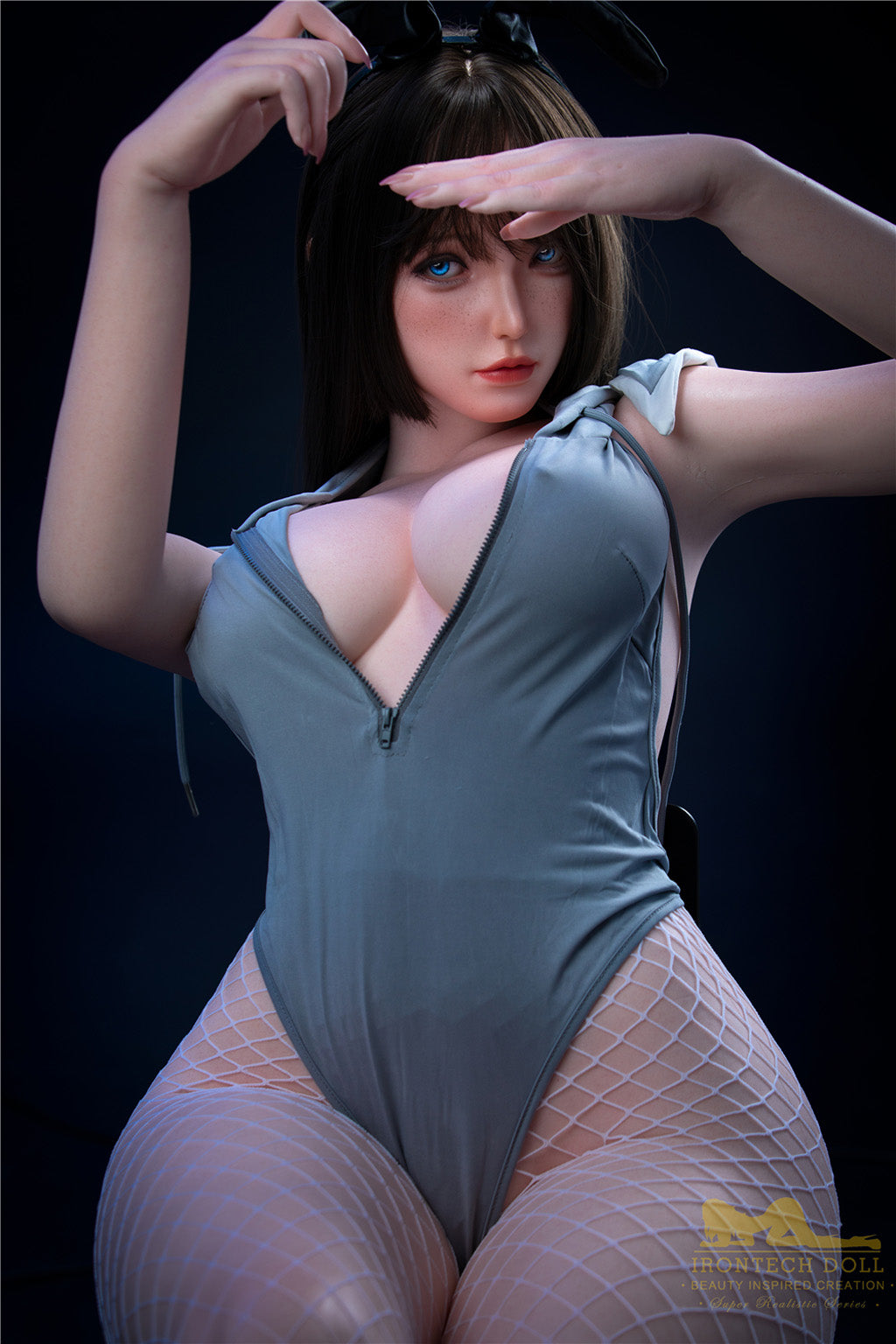 Yu-164cm(5'38")E-cup Full Silicone Japanese Cute Bob Girl Sex Doll - Irontech Doll