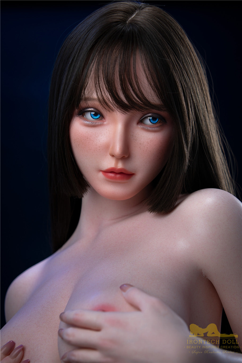 Yu-164cm(5'38")E-cup Full Silicone Japanese Cute Bob Girl Sex Doll - Irontech Doll