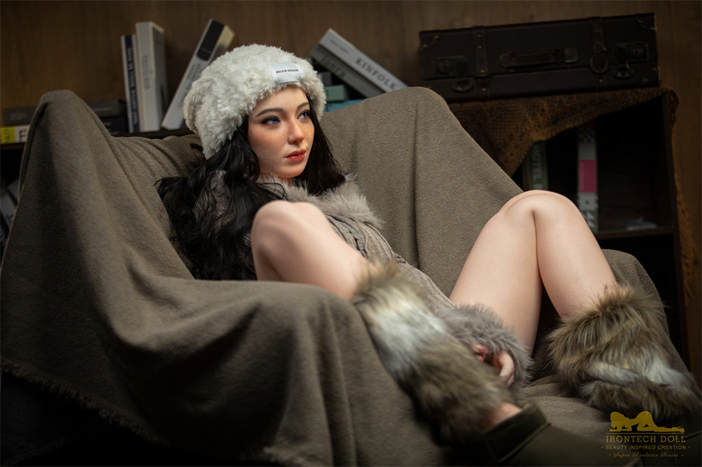 Maria-165cm(5'41")F-cup Full Silicone Asain Mega Breasts Aritist Sex Doll - Irontech Doll
