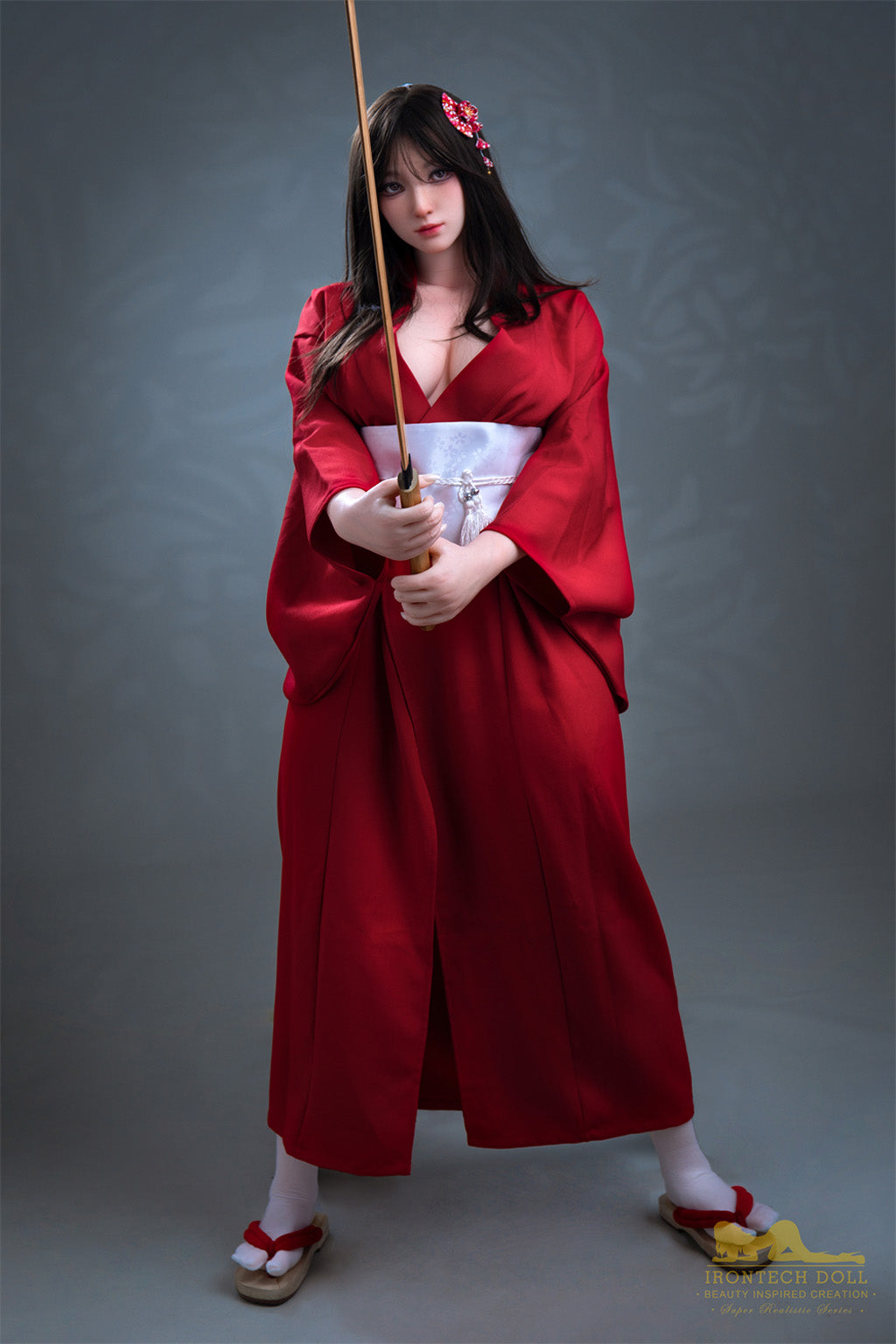 Abe Naomi-164cm(5'38")E-cup Full Silicone Japanese Martial Girl Sex Doll - Irontech Doll