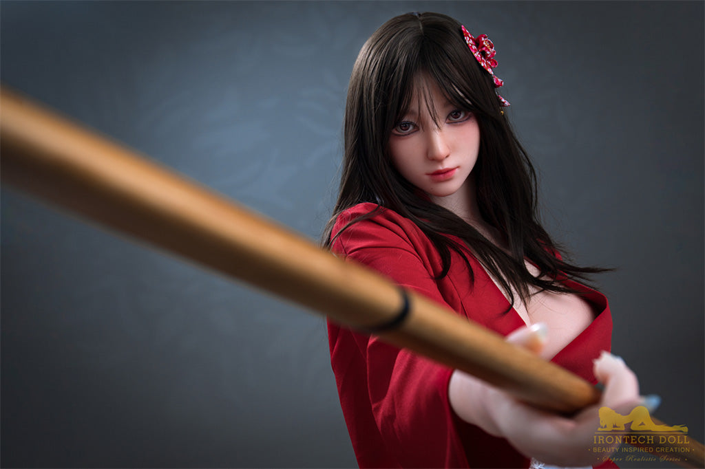 Abe Naomi-164cm(5'38")E-cup Full Silicone Japanese Martial Girl Sex Doll - Irontech Doll