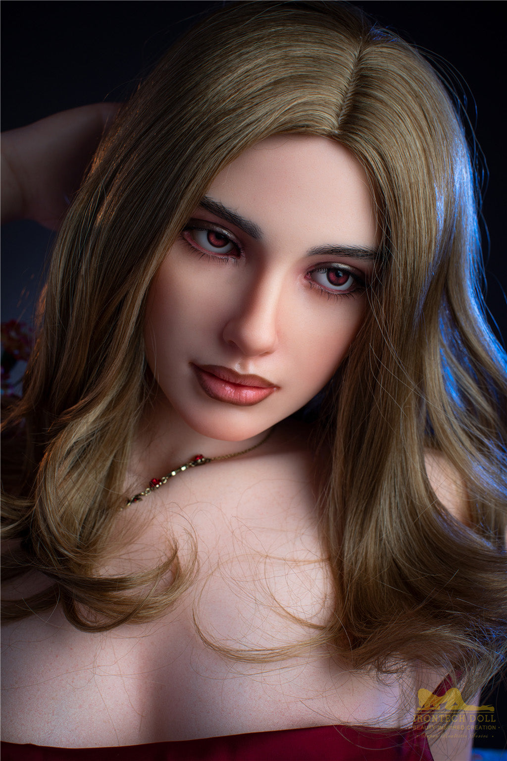 Luna -168cm(5'51")C-cup Full Silicone Bob Thong Blonde Sex Doll Tanned - Irontech Doll
