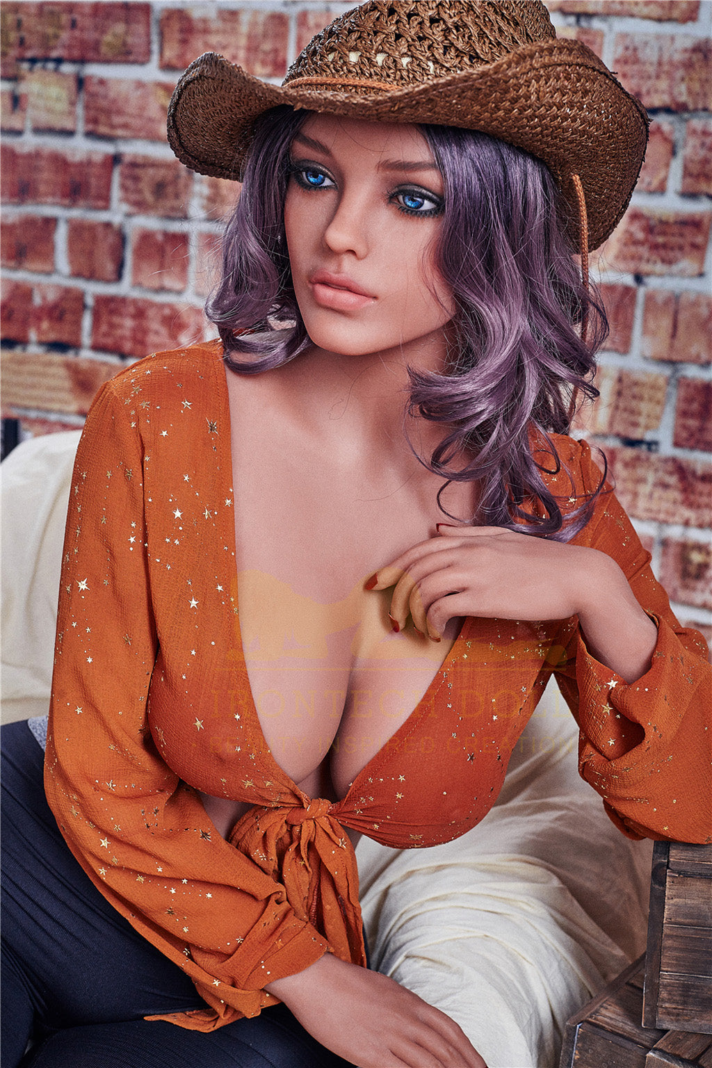Doria-156cm(5'12") E-cup TPE Sex Doll Plump Mexico Cowgirl - Irontech Doll