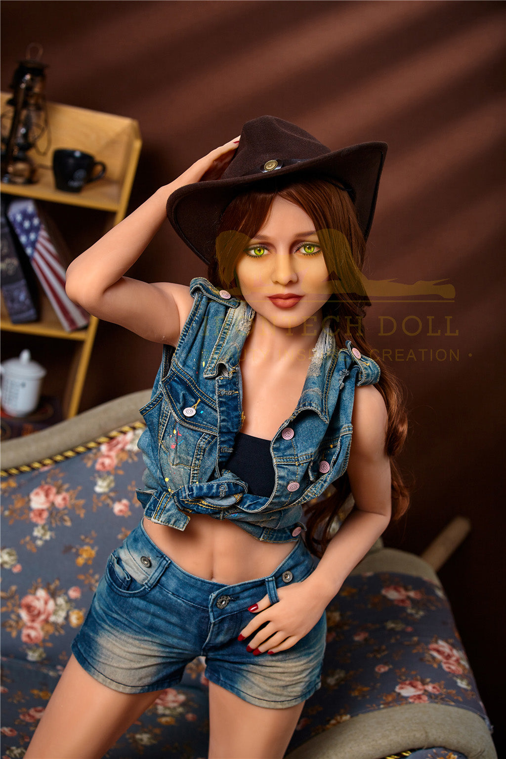 Mandy-150cm (4'92")C-cup TPE Sex Doll American Cool Cowgirl-Irontech Doll
