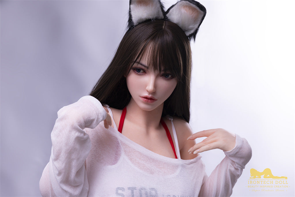 小莲(Xiaolian) -165cm(5'41")F-cup Full Silicone Chinese Mega Breasts Bunny Girl Sex Doll - Irontech Doll