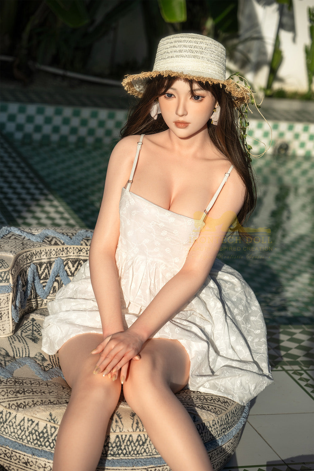 Zilia-166cm(5'45") D-cup Full Silicone Summer Innocent Fair Sex Doll - Irontech Doll