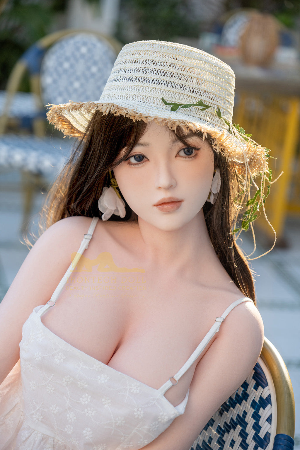 Zilia-166cm(5'45") D-cup Full Silicone Summer Innocent Fair Sex Doll - Irontech Doll