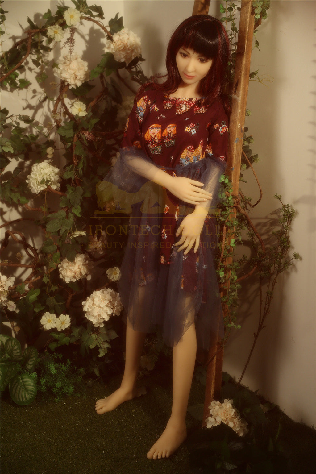 Sandra-155cm(5'09'')E-cup TPE Sex Doll Chinese Elegant&Demure Lady Irontech Doll