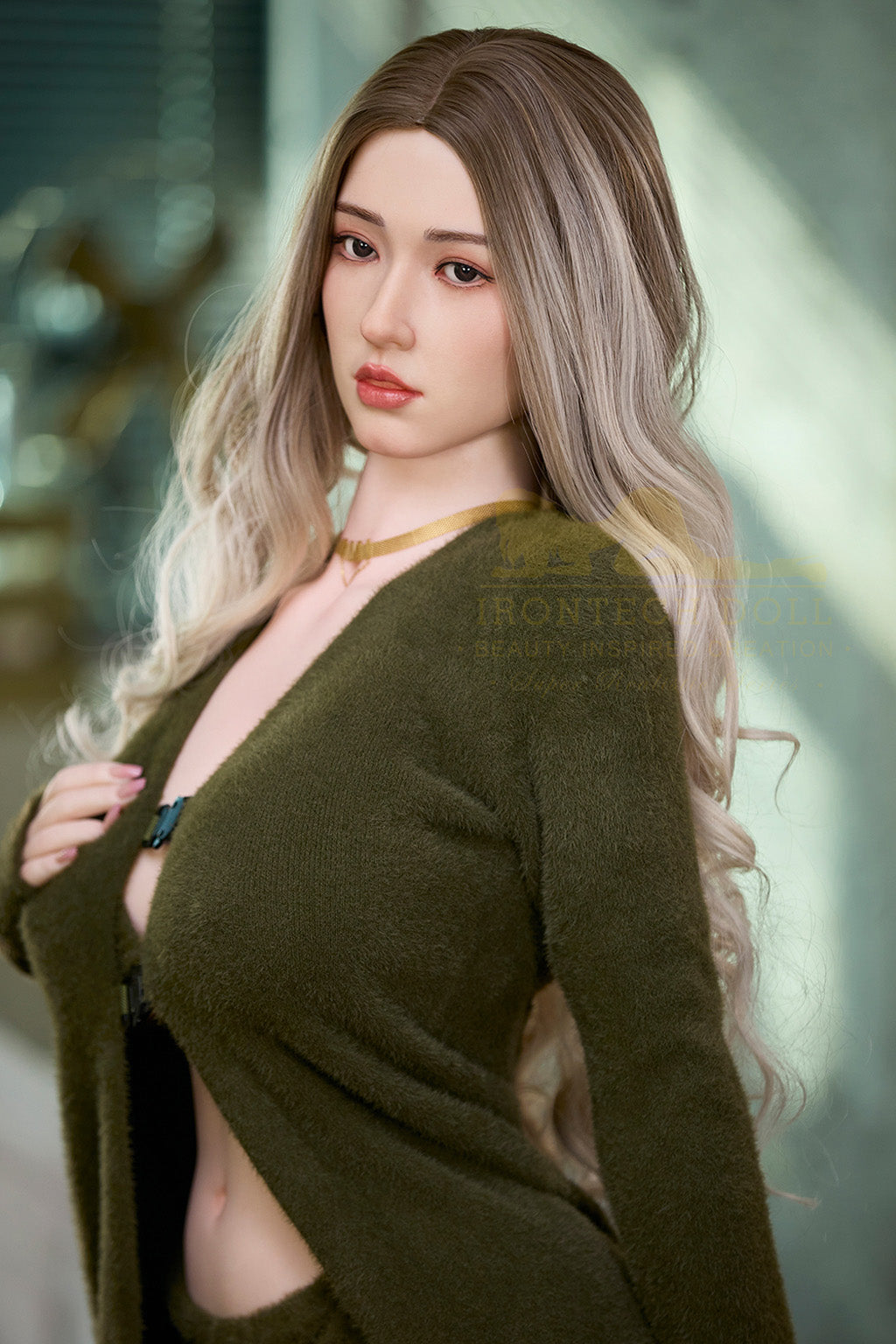 Brenda-159cm(5'22")E-cup Full Silicone Intellectual Blonde Sex Doll- Irontech Doll