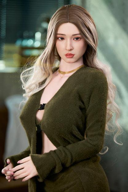 Brenda-159cm(5'22")E-cup Full Silicone Intellectual Blonde Sex Doll- Irontech Doll