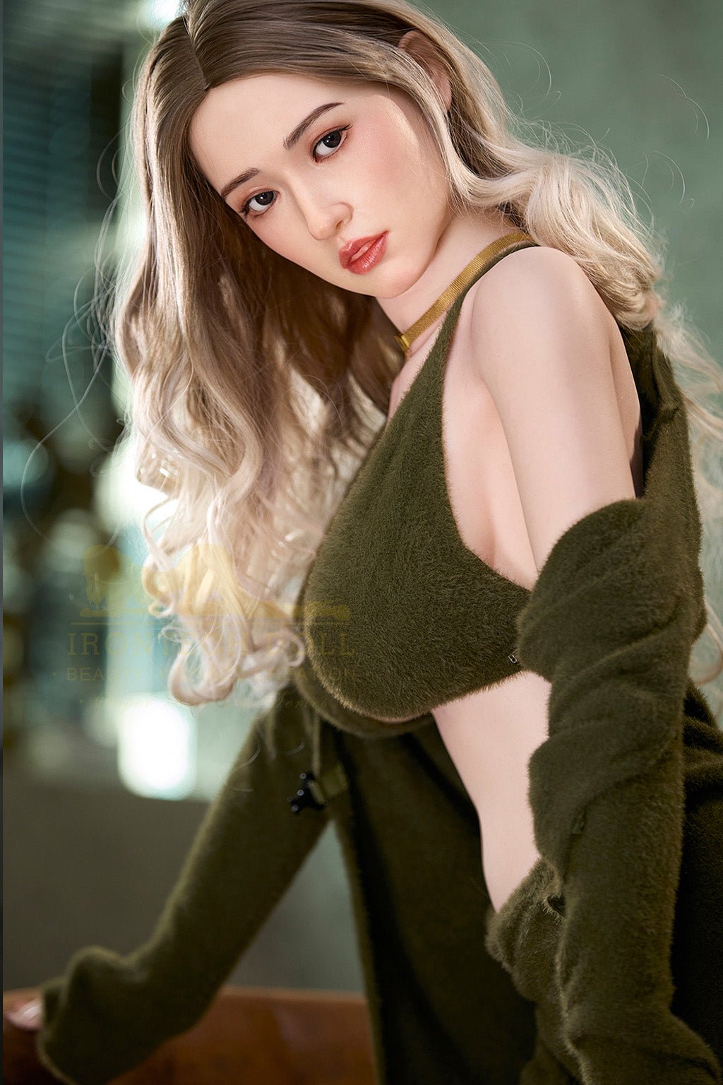 Brenda-159cm(5'22")E-cup Full Silicone Intellectual Blonde Sex Doll- Irontech Doll