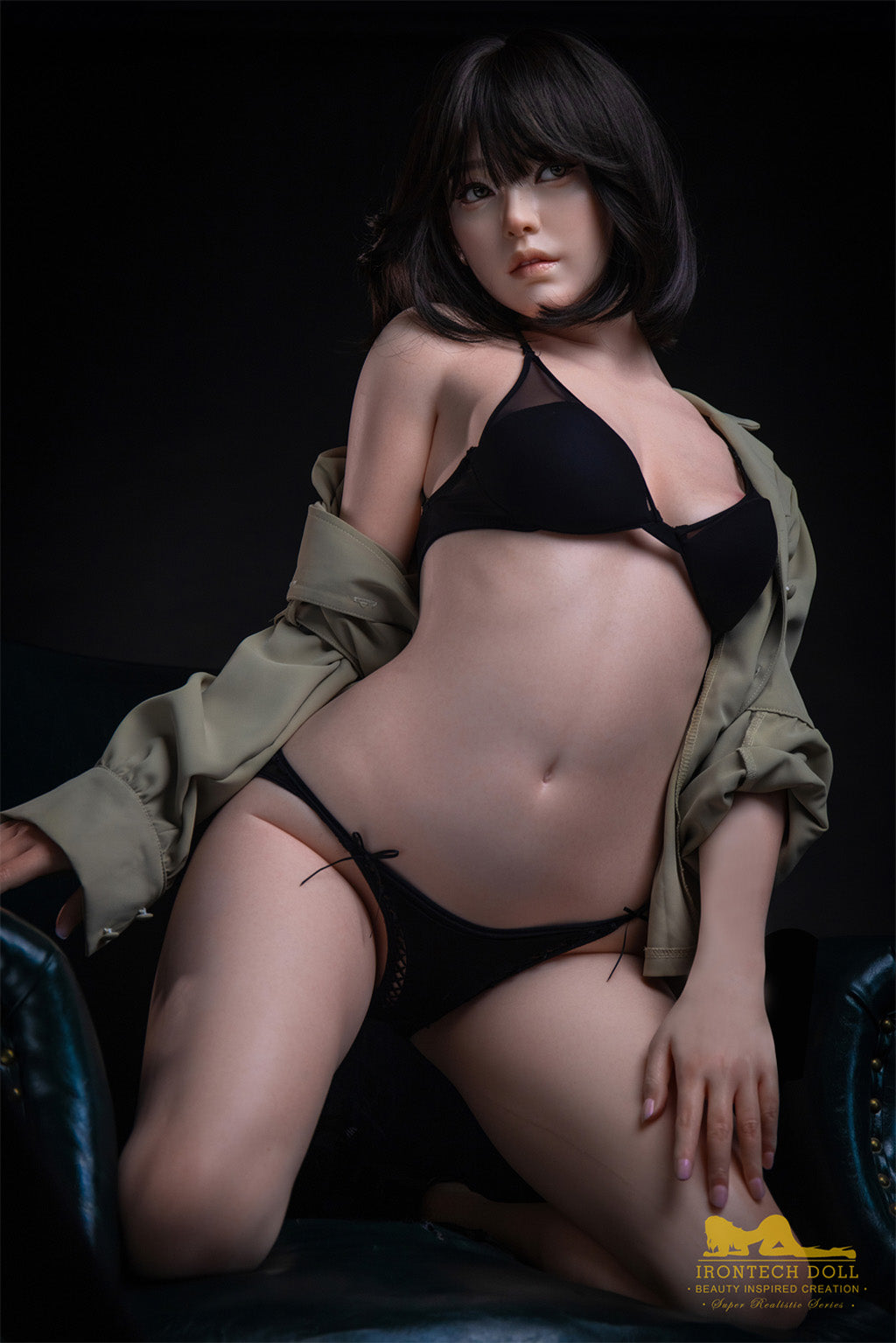 Hayley-163cm(5'35")B-cup Full Silicone Chinese Bob Cute Curved Butt Sex Doll - Irontech Doll