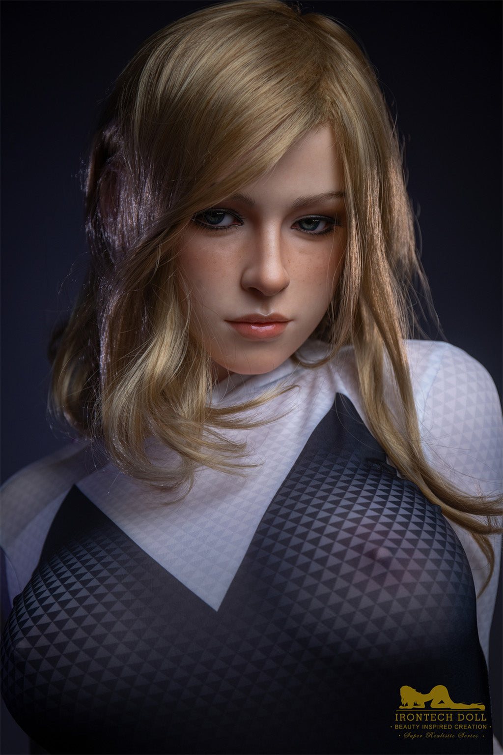 Amy -167cm(5'48")D-cup Full Silicone Cosplay Spiderwoman Blonde Sex Doll- Irontech Doll