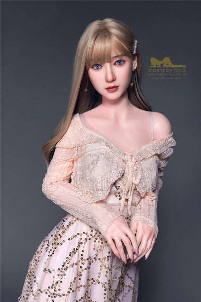 Candy -152cm(4'99")  A-cup Full Silicone Sex Doll Japanese Cute Girl - Irontech Doll