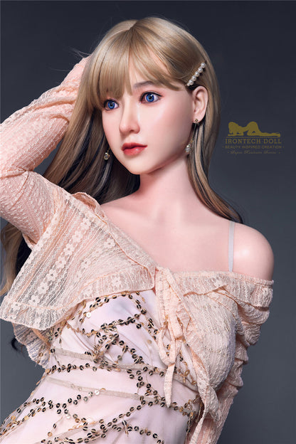 Candy -152cm(4'99")  A-cup Full Silicone Sex Doll Japanese Cute Girl - Irontech Doll