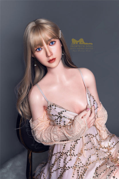 Candy -152cm(4'99")  A-cup Full Silicone Sex Doll Japanese Cute Girl - Irontech Doll