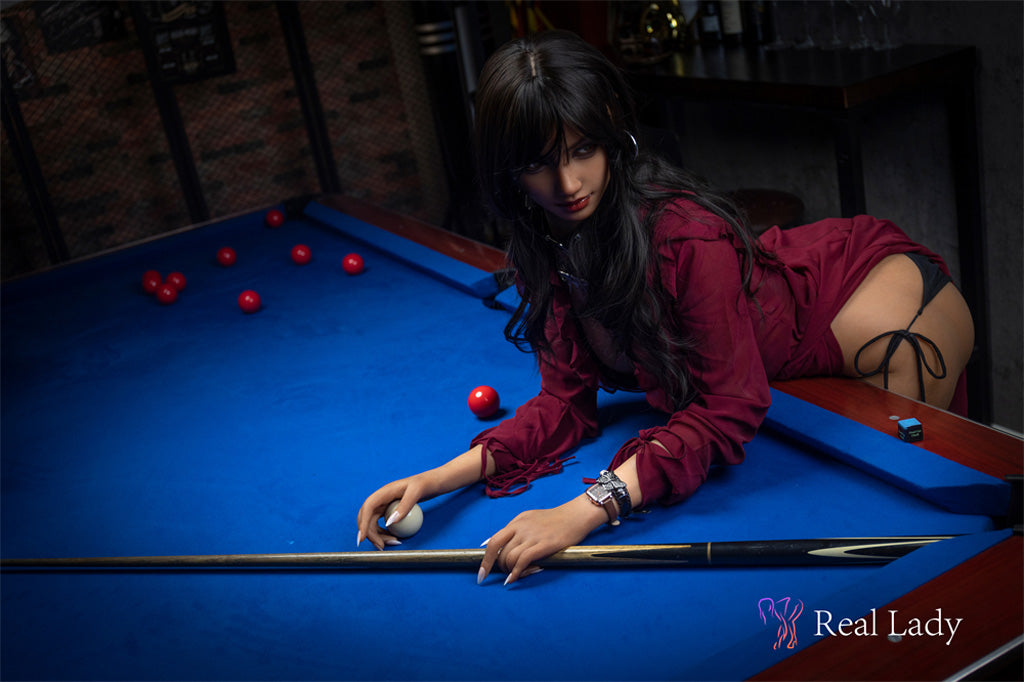 Nancy-170cm(5'58'') D-Cup Full Silicone Spanish Seductive Snooker Sex Doll -Real Lady Doll