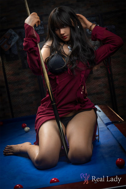 Nancy-170cm(5'58'') D-Cup Full Silicone Spanish Seductive Snooker Sex Doll -Real Lady Doll