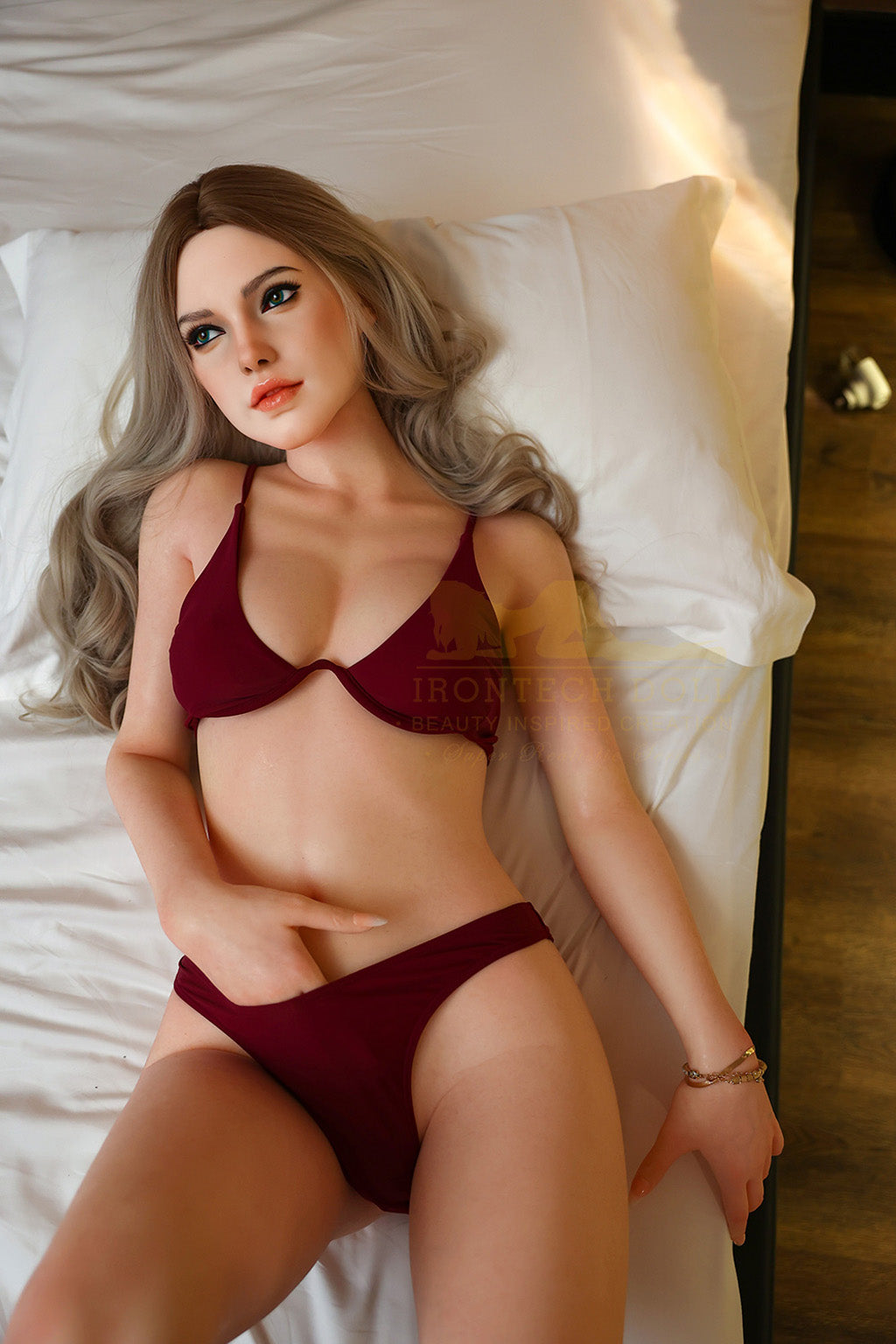 Iris-163cm(5'35")B-cup Full Silicone Australian Hotel Blonde  Sex Doll - Irontech Doll