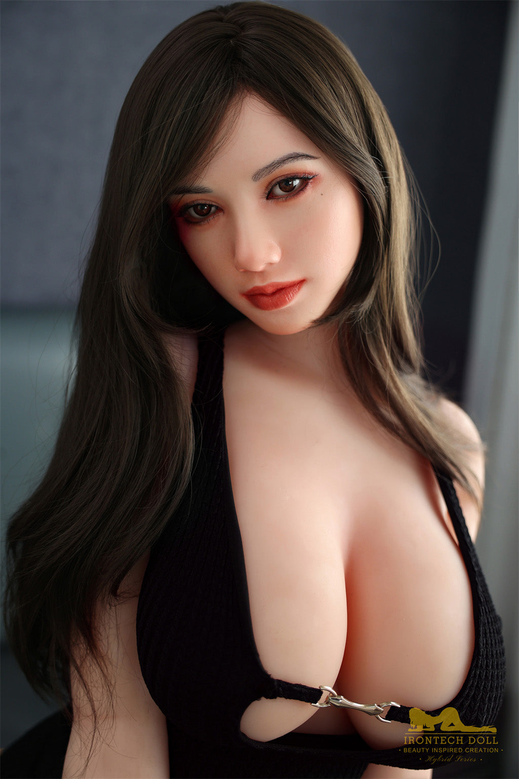 Elaine-161cm(5'28'')E-cup Silicone Head TPE Body Sex Doll - Irontech Doll