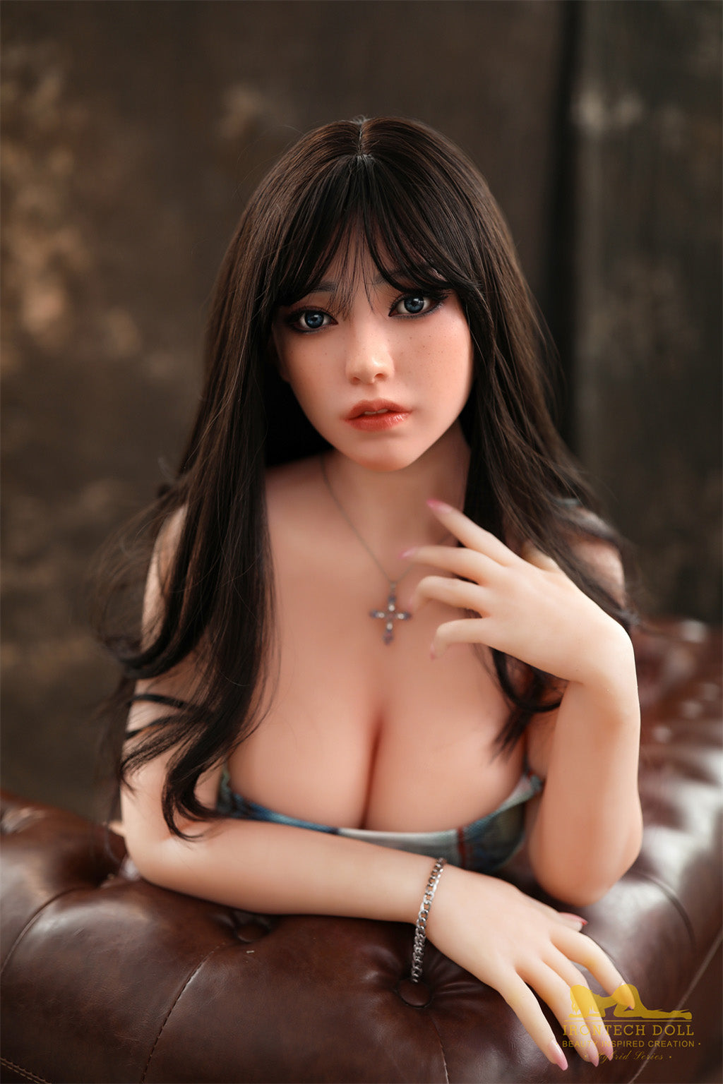 Eve-161cm(5'28'')F-cup Silicone Head TPE Body Sex Doll - Irontech Doll