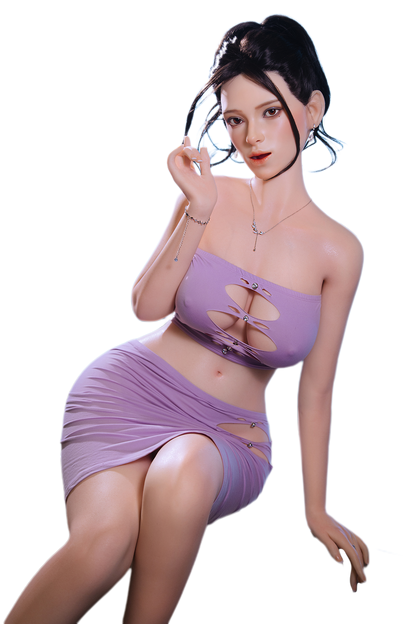 Amy- Movable jaw head+silicone body Sex Doll - SY Doll