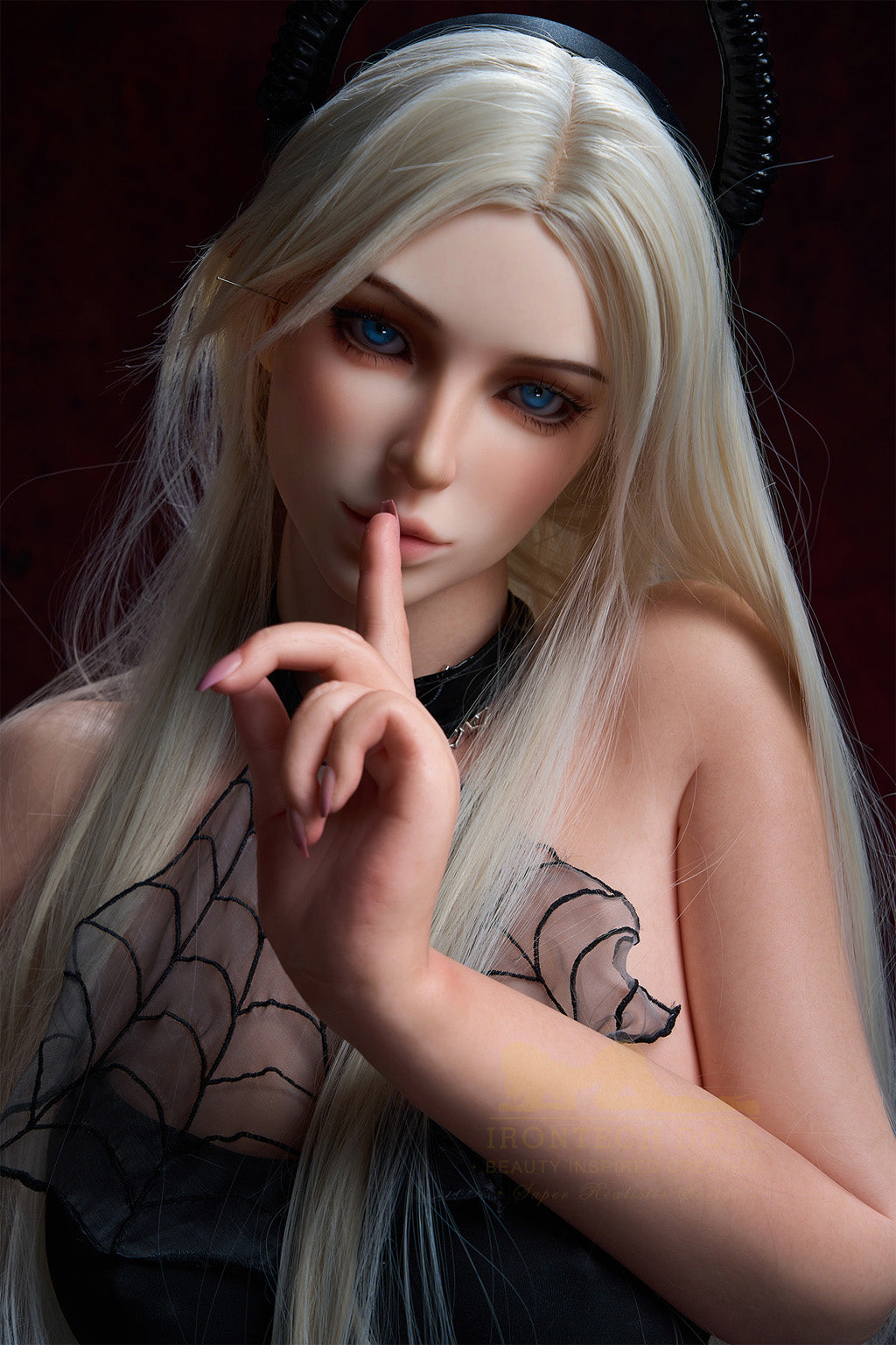 Nancy-164cm(5'38")E-cup Full Silicone British Vampire Sex Doll- Irontech Doll