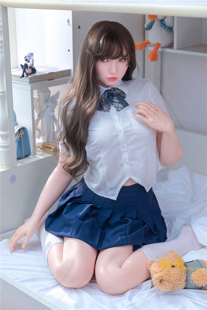 Suki -168cm(5'51")C-cup Full Silicone Japanese Lace Underwear JK Girl Sex Doll - Irontech Doll