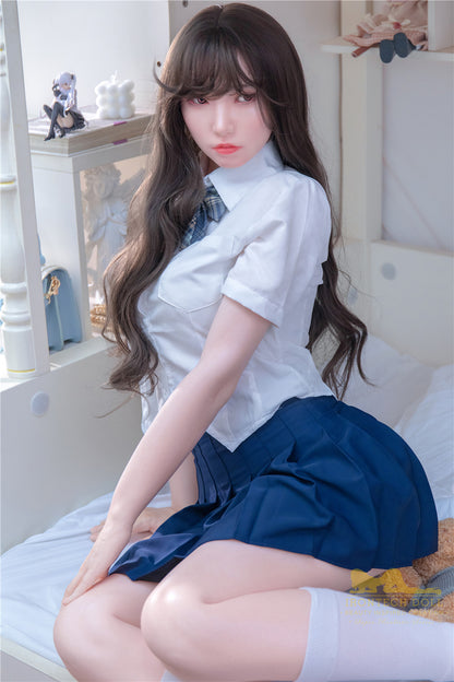 Suki -168cm(5'51")C-cup Full Silicone Japanese Lace Underwear JK Girl Sex Doll - Irontech Doll